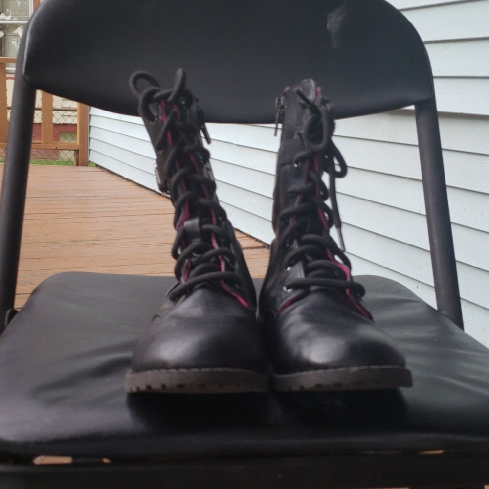 Girls Combat boots
